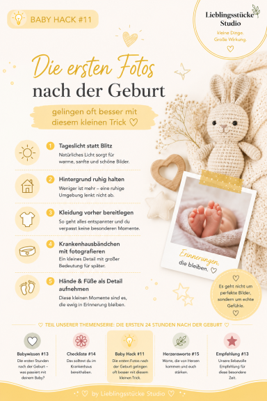 Die ersten Fotos werden nie vergessen