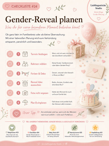 Pinterest-Checkliste für die gemeinsame Auswahl eines Babynamens