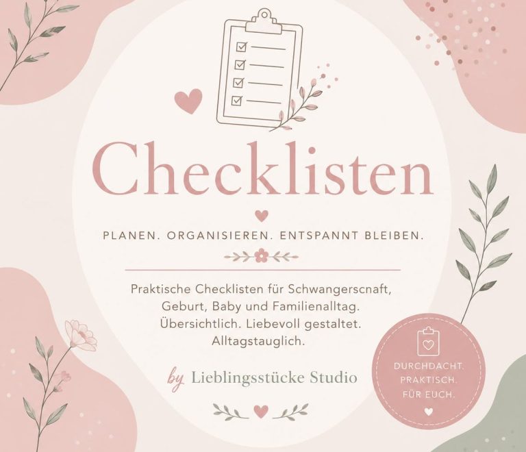Checklisten Themenwelt Checklisten im Lieblingsstücke Studio