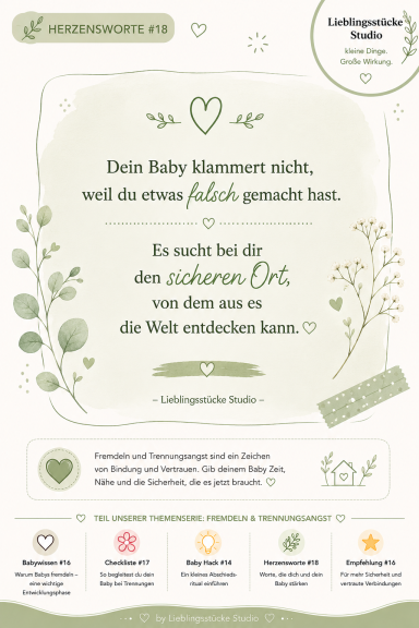 Dein Baby sucht bei dir den sicheren Ort