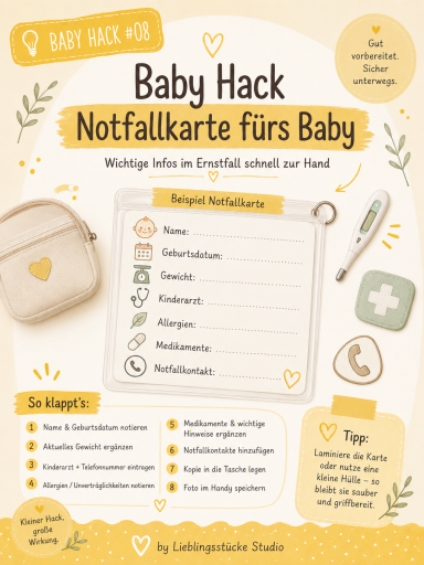 Notfallkarte – was muss ich wissen?