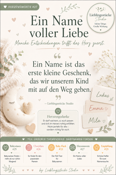 Pinterest-Herzenswort für einen liebevollen Gender-Reveal- und Schwangerschaftsmoment